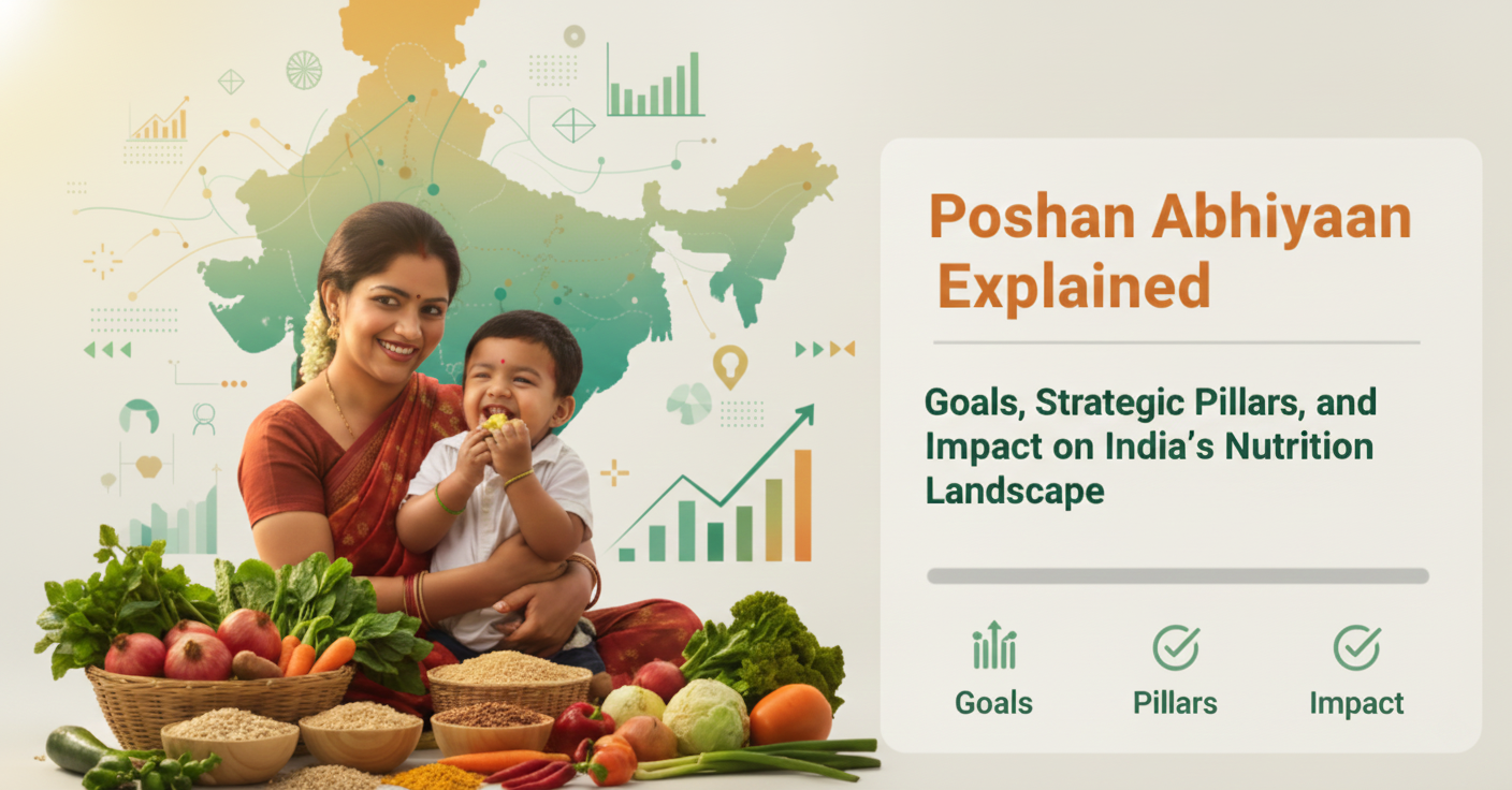 Poshan Abhiyaan Explained Goals, Strategic Pillars, and Impact on India's Nutrition Landscape